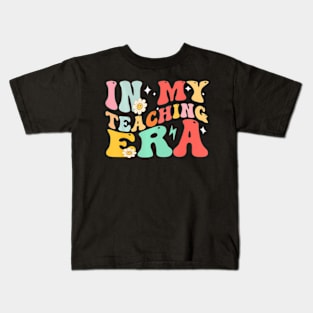 In My Teaching Era Groovy Teacher Kids T-Shirt